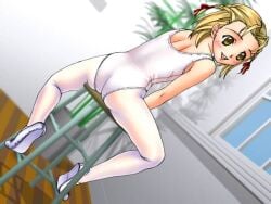 1girl 90s game_cg girlfriend joy_ride