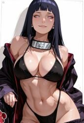 1girls ai_generated akatsuki_(naruto) female female_only hyuuga_hinata long_hair naruto naruto_(series) naruto_shippuden solo solo_female tagme