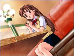 1girl 90s game_cg girlfriend joy_ride