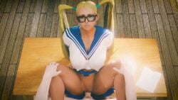 3d abs athletic athletic_female biting_lip blonde_hair blue_eyes capcom classroom completely_nude completely_nude_female japanese japanese_female japanese_school_uniform mask muscular muscular_female nude nude_female pussy rainbow_mika school_uniform schoolgirl schoolgirl_outfit schoolgirl_uniform skirt street_fighter street_fighter_alpha_3 street_fighter_v tagme toned toned_female twintails vagina vaginal_penetration vaginal_sex video wanksy wrestler