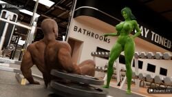 1boy 1boy1girl 1girls 3d big_ass big_breasts big_thighs bigger_female breasts curvaceous curvy curvy_figure eskandart female green-haired_female green-skinned_female green_body green_hair green_skin hips huge_ass huge_breasts huge_thighs hulk_(series) jennifer_walters large_ass large_breasts large_thighs larger_female macro male male/female marvel marvel_comics mature mature_female mini_giantess she-hulk shorter_male slim_waist smaller_male straight tall tall_female tall_girl taller_female taller_girl thick thick_hips thick_legs thick_thighs thighs voluptuous waist wide_hips