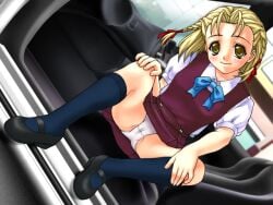 1girl 90s game_cg girlfriend joy_ride