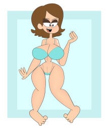 boobs brassiere breasts mandee_(the_loud_house) nickelodeon sexy_pose the_loud_house