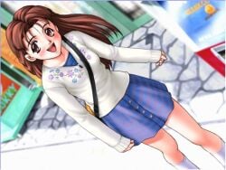 1girl 90s game_cg girlfriend joy_ride