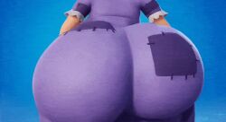 animated bbl bigger_&_better doll dress fortnite gif massive_ass ragatha_(the_amazing_digital_circus) red_hair squatting twerking