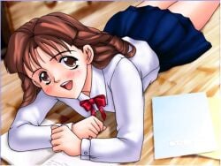 1girl 90s game_cg girlfriend joy_ride