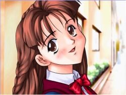 1girl 90s game_cg girlfriend joy_ride