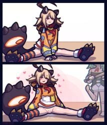 2026 2girls bottomless bunbbun1 cat_ears cecilia_immergreen do_you_want_to_pet_my_cat_(meme) gigi_murin hololive hololive_english hololive_english_-justice- humor looking_at_viewer no_panties tagme virtual_youtuber