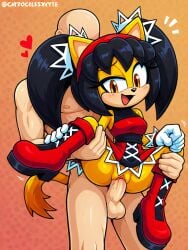 ai_generated archie_comics honey_the_cat pixai sonic_the_hedgehog_(series)
