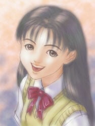 1girl 90s game_cg girlfriend joy_ride