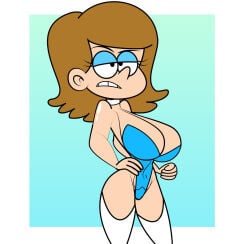 breasts disgusted female mandee_(the_loud_house) nickelodeon sexy_body sexy_clothing teenage_girl teenager the_loud_house