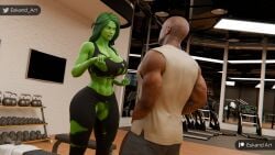 1boy 1boy1girl 1girls 3d big_ass big_breasts big_thighs bigger_female breasts curvaceous curvy curvy_figure eskandart female green-haired_female green-skinned_female green_body green_hair green_skin hips huge_ass huge_breasts huge_thighs hulk_(series) jennifer_walters large_ass large_breasts large_thighs larger_female macro male male/female marvel marvel_comics mature mature_female mini_giantess she-hulk shorter_male slim_waist smaller_male straight tall tall_female tall_girl taller_female taller_girl thick thick_hips thick_legs thick_thighs thighs voluptuous waist wide_hips