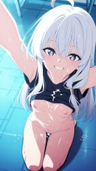 ai_generated ass beautiful breasts girl majo_no_tabitabi naked naked_female nude pussy seductive sexy sexy_body