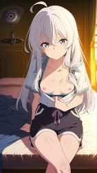 ai_generated ass beautiful breasts girl majo_no_tabitabi naked naked_female nude pussy seductive sexy sexy_body