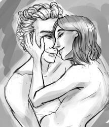 clara_oswald doctor_who female holding_head hugging jenna-louise_coleman jenna_coleman male male/female naked naked_female naked_male nude nude_female nude_male nudity old_man older_male peter_capaldi randomthunk the_doctor twelfth_doctor