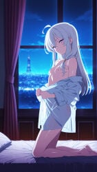 ai_generated ass beautiful breasts girl majo_no_tabitabi naked naked_female nude pussy seductive sexy sexy_body
