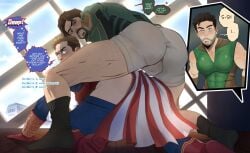 ass bara big_ass big_butt blonde_hair blue_eyes bubble_ass bubble_butt butt caught caught_in_the_act dat_ass dat_butt fat_ass fat_butt father_and_son gay homelander huge_ass huge_butt incest large_ass large_butt male male_only muscular muscular_male round_ass round_butt soldier_boy soynutts the_boys the_deep thick_ass thick_butt