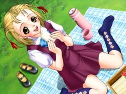 1girl 90s game_cg girlfriend joy_ride