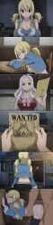 against_wall ai_generated fairy_tail forced_sex jiemma lucy_heartfilia mirajane_strauss raped_female standing_doggy_style