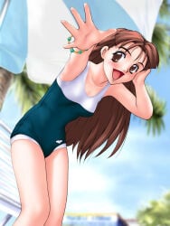 1girl 90s game_cg girlfriend joy_ride