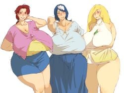 ahe_gao big_ass big_breasts big_butt delia_ketchum_(pokemon) lana's_mother_(pokemon) lusamine_(pokemon) milf mother pokemon