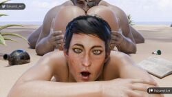 1boy 1boy1girl 1girls 3d ass big_ass big_breasts bioware breasts cassandra_pentaghast curvaceous curvy curvy_figure dragon_age dragon_age_inquisition eskandart female hips hourglass_figure humanoid iron_bull light-skinned_female light_skin male male/female mature mature_female mature_male qunari slim_waist straight thick thick_hips thick_legs thick_thighs thighs voluptuous waist wide_hips