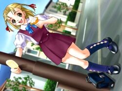 1girl 90s game_cg girlfriend joy_ride