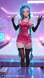 1girls ai_generated ass ass_focus big_ass big_breasts blue_eyes blue_hair blush closed_mouth clothes clothing cute cute_face duo female female_focus jinx_(league_of_legends) large_ass large_breasts league_of_legends light-skinned_female light_skin long_hair looking_at_viewer male nipples pink_nipples sexy sexy_body sexy_female sexy_pose younger_female
