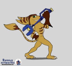 1boy 2023 artist_request ass furry furry_only gay lombax male male_only no_visible_genitalia ratchet_(ratchet_and_clank) ratchet_and_clank solo video_games wrench yaoi
