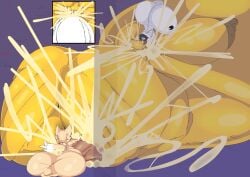 alphys big_ass big_breasts breasts bubble_butt cleavage cum cum_inflation female furry huge_ass huge_breasts hyper hyper_ass hyper_balls hyper_breasts hyper_butt hyper_genitalia hyper_penis hyper_testicles hyper_thighs inflation lattemon lattemon_(character) sex tagme thick_thighs undertale wide_hips