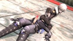 2boys dick facesitting flins_(genshin_impact) genshin_impact illuga_(genshin_impact) looking_at_partner looking_back penis sitting sitting_on_face sitting_on_person