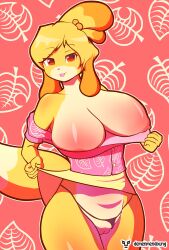 isabelle (animal crossing) from animal crossing by demenmenabung
