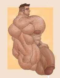 abs bara biceps bodybuilder captain_joseph_korso flaccid gab_art hairy_male hyper hyper_balls hyper_genitalia hyper_muscles hyper_penis hyper_testicles male male_focus male_only muscle muscles muscular muscular_arms muscular_ass muscular_back muscular_legs muscular_male muscular_thighs musk nipples nude pecs solo solo_male sweat sweating sweaty titan_a.e. veins veiny_penis