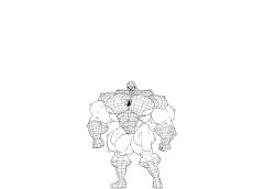 abs balls biceps bodybuilder bulge flaccid hyper hyper_balls hyper_genitalia hyper_muscles hyper_penis hyper_testicles male male_focus male_only marvel marvel_comics monochrome muscles muscular muscular_arms muscular_ass muscular_back muscular_legs muscular_male muscular_thighs nipples pecs penis remert solo solo_male spider-man testicles veins veiny_penis