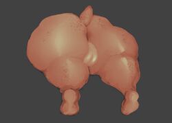 anthro anus ass big_butt curvy_figure digital_media_(artwork) elemental_creature feet female flora_fauna freckles fungi_fauna fungus genitals huge_ass huge_butt huge_thighs humanoid mammal markings monster_girl_(genre) mush_(tacofoxbrazil) mushroom not_furry nude orange_body overweight plant plump_labia pussy rear_view simple_background solo spots spotted_markings tacofoxbrazil tail_markings thick_thighs voluptuous wide_hips