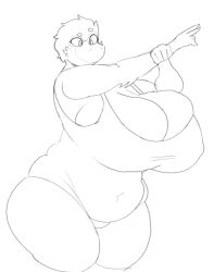 anthro big_breasts female huge_breasts robuttschei tagme thick_thighs wide_hips