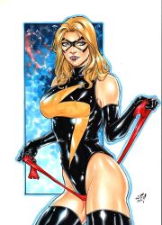 carol danvers from marvel by ed benes studio