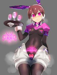 aile corruption demon_tattoo female mega_man mega_man_zx pubic_tattoo reverse_bunnysuit small_breasts tagme ukimukai