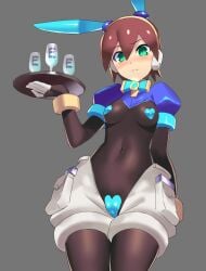 aile female mega_man mega_man_zx reverse_bunnysuit small_breasts tagme ukimukai