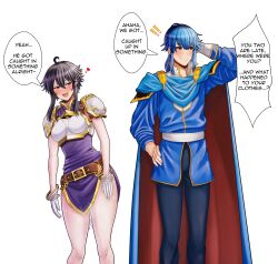 1boy 1girls after_sex cum cum_between_thighs cum_drip cum_in_glove cum_inside cum_leaking cum_leaking_down_leg cum_on_hand cum_on_leg cum_on_thighs cum_wearing english_text female fire_emblem fire_emblem:_genealogy_of_the_holy_war gloves larcei_(fire_emblem) male nintendo open_mouth saikunartworks seliph_(fire_emblem) seliph_baldos_chalphy smile smug straight text white_background