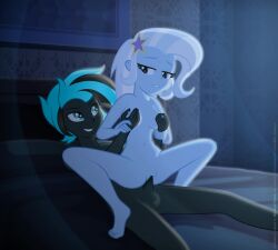 accurate_art_style animated balls bed bedroom breasts deadinside97 equestria_girls feet female hasbro human_male male male/female my_little_pony no_sound nude original_character penis pussy randomtriples reverse_cowgirl_position sex shorter_than_30_seconds teeth trixie_(mlp) trixie_lulamoon_(eg) vaginal vaginal_penetration vaginal_sex video