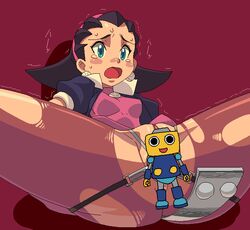 bad_censor capcom censored character_censor covering covering_crotch female mega_man mega_man_legends tagme tron_bonne