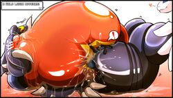 drgnalexia garchomp hyper_belly lucario lugia nintendo pokemon pokemon_(species)