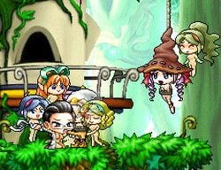 animated arwen_(maplestory) betty_(maplestory) fellatio flora_(maplestory) lyn_(maplestory) maplestory oral pixel_art rowen_(maplestory) sprite