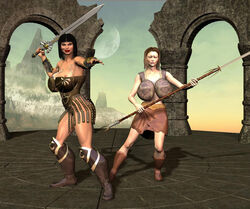 3d chup@cabra gabrielle_(xena) tagme xena xena_warrior_princess