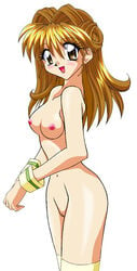 breasts female kamikaze_kaitou_jeanne kusakabe_maron long_hair nipples nude pussy tagme