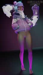 3d darbernsfw female_only fortnite fortnite:_battle_royale leelah_(fortnite) purple_toenails