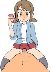 animated color colored cowgirl_position human lass_(pokemon) lass_(pokemon_oras) npc_trainer pokemon pokemon_oras tease teasing transparent_background w.t.dinner