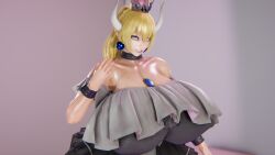 3d bowsette huge_breasts mario_(series) neo_fire new_super_mario_bros._u_deluxe tagme