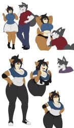 big_breasts dewwy(dewwydartz) dewwydarts dewwydartz female furry rino_sato tagme thick_thighs wide_hips